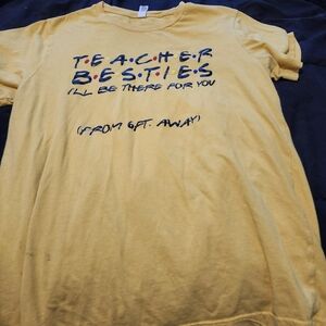 Women T-Shirt Teacher Bestie I'll Be There for You Teacher T-Shirt Casual Short